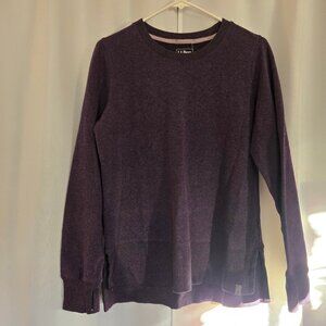 NWT - LL Bean dusty purple sweatshirt